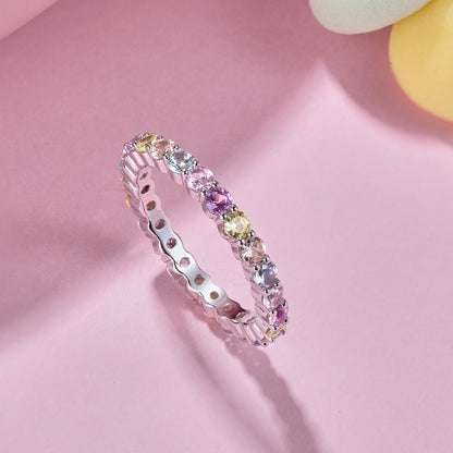 [Amore Jewelry]Dazzling Resplendent Round Cut Party Ring