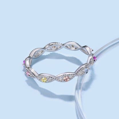 [Amore Jewelry]Elegant Energetic Round Cut Daily Ring