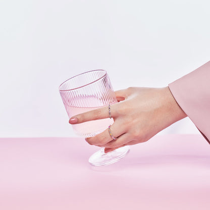 [Amore Jewelry]Elegant Energetic Round Cut Daily Ring