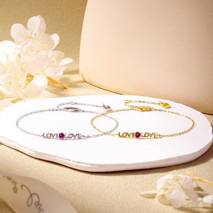 [Amore Jewelry]Romantic Heart Shape Lover Bracelet