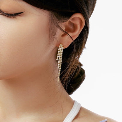 [Amore Jewelry]Luxurious Dainty Banquet Earrings
