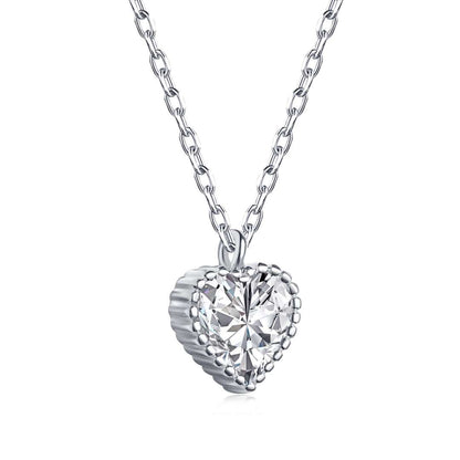 [Amore Jewelry]Ornate Heart Shape Necklace