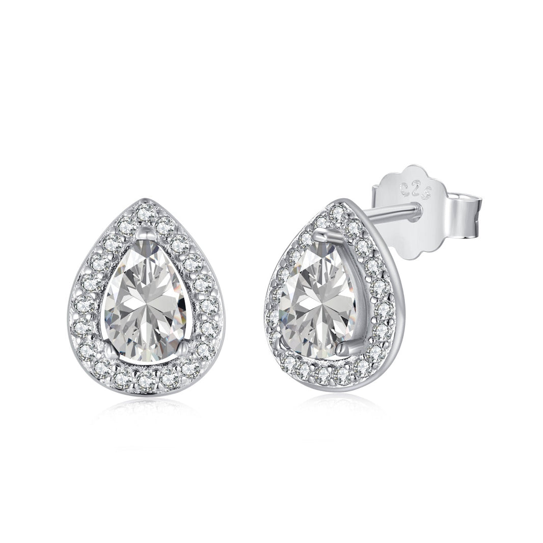 [Amore Jewelry]Luxurious Water Drop Shape Earrings