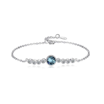 [Amore Jewelry]Luxurious Heart Of The Ocean Bracelet