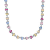 [Amore Jewelry]Radiant Colorful Rainbow Necklace