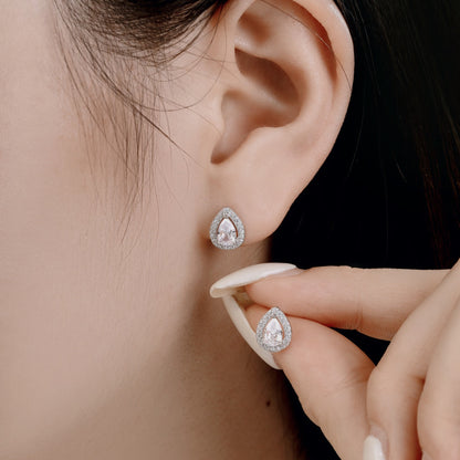 [Amore Jewelry]Luxurious Water Drop Shape Earrings