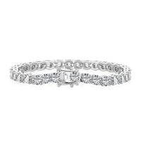[Amore Jewelry]Ornate Sparkling Round Cut Wedding Bracelet