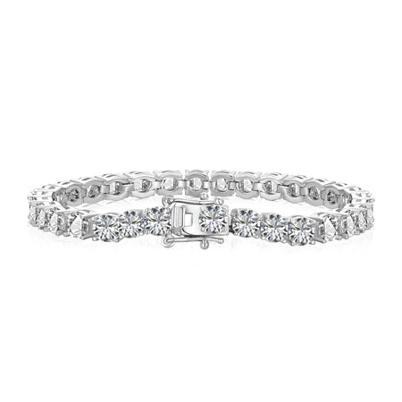 [Amore Jewelry]Ornate Sparkling Round Cut Wedding Bracelet