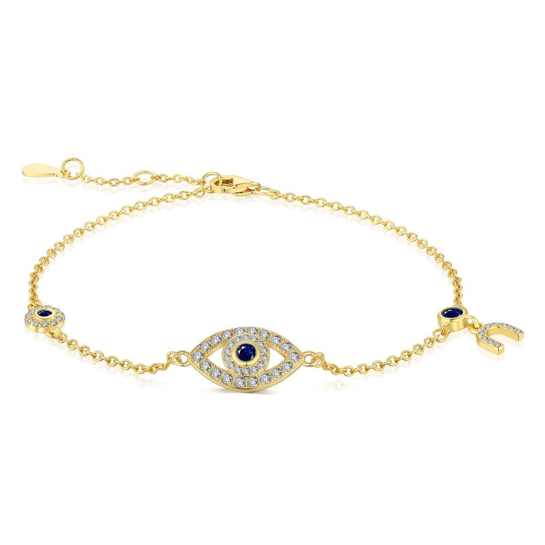 [Amore Jewelry]Dainty Eye Shape Necklace