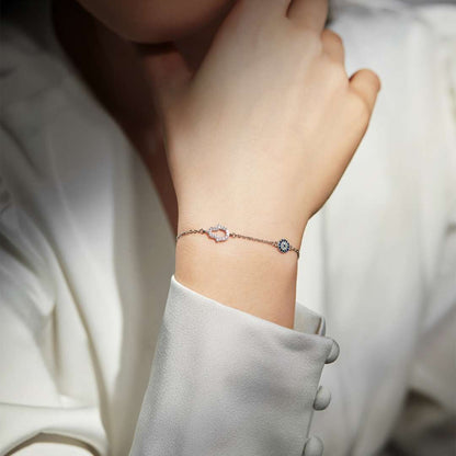 [Amore Jewelry]Gost Shape & Round Shape Necklace