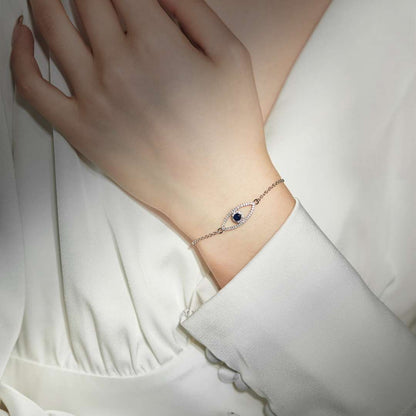 [Amore Jewelry]Devil's Eye Hollow Design Bracelet