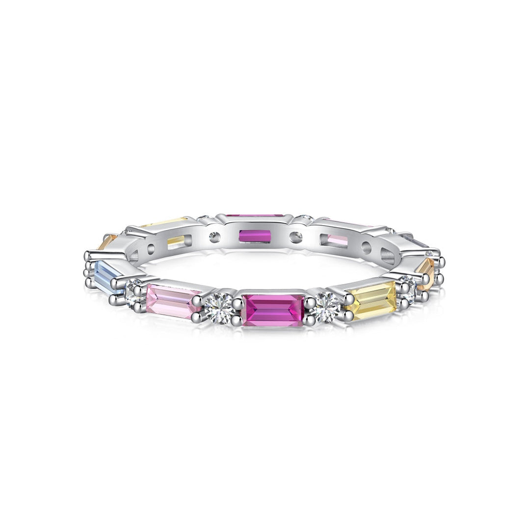 [Amore Jewelry]Lively In Shades Elegant Radiant Cut Daily Ring