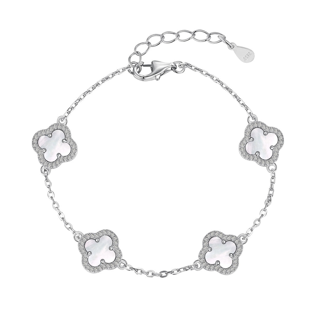 [Amore Jewelry]Four-Leaf Clover Exquisite Bracelet