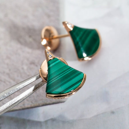 [Amore Jewelry]DIVAS DREAM EARRINGS PINK GOLD