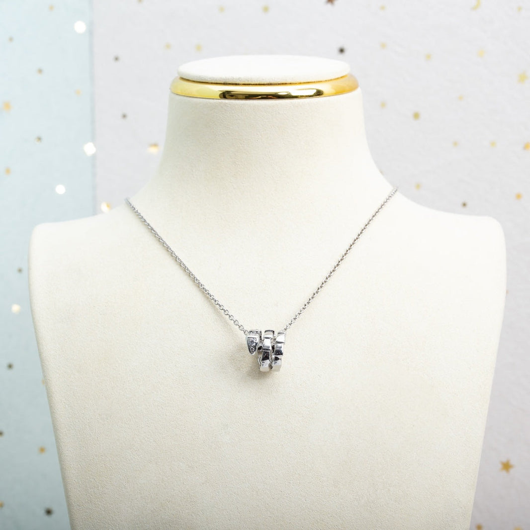 [Amore Jewelry]SERPENTI SILVER NECKLACE DIAMOND
