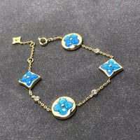 [Amore Jewelry]STAR AND SUN TURQUOISE 4 MOTIFS 3 DIAMONDS