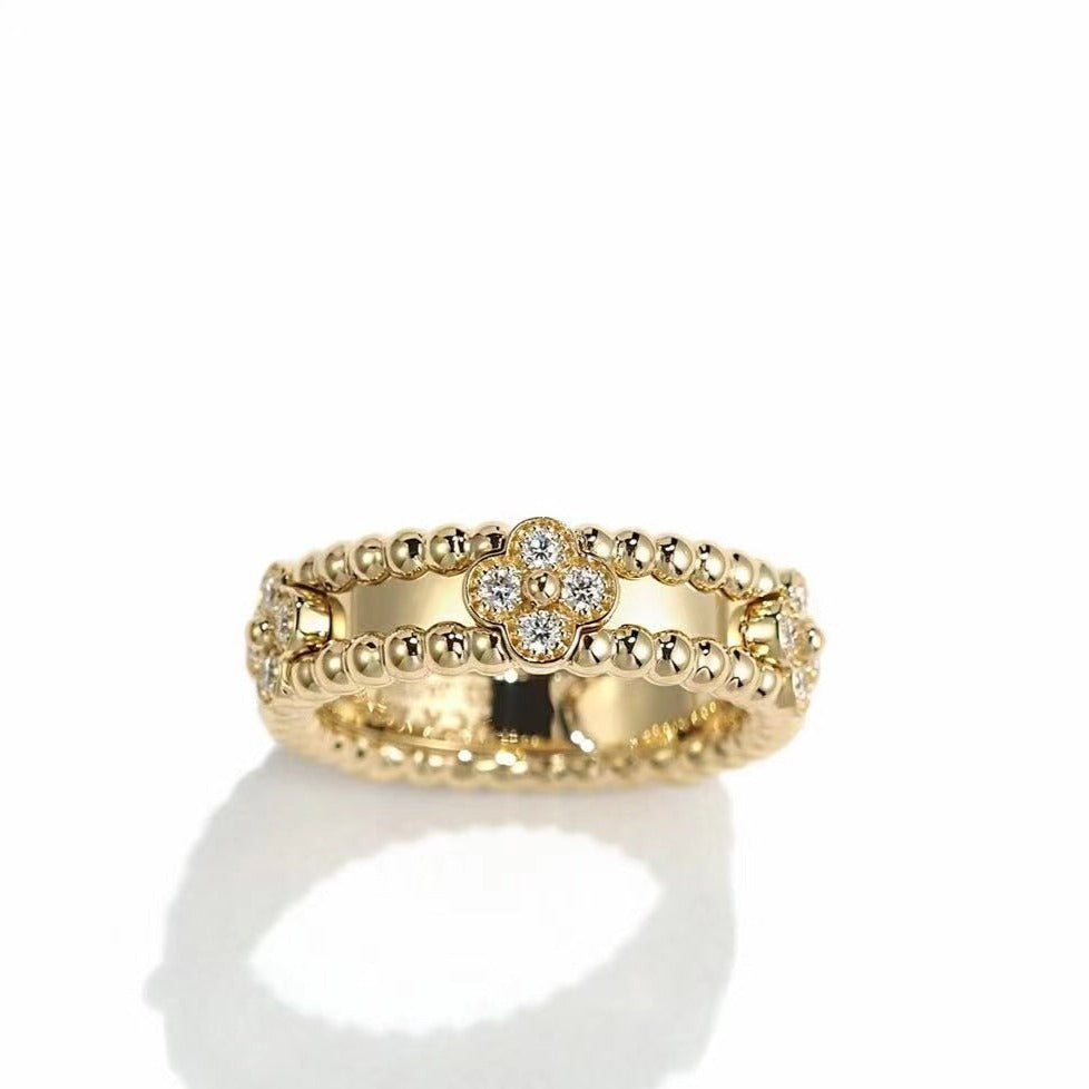 [Opulent Aurora]PERLEE GOLD DIAMOND RING