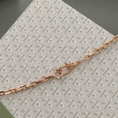 [Opulent Aurora]LUCKY SPRING 15 MOTIFS ROSE GOLD NECKLACE