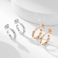 [Amore Jewelry]BEE LOVE DIAMOND HOOP EARRINGS