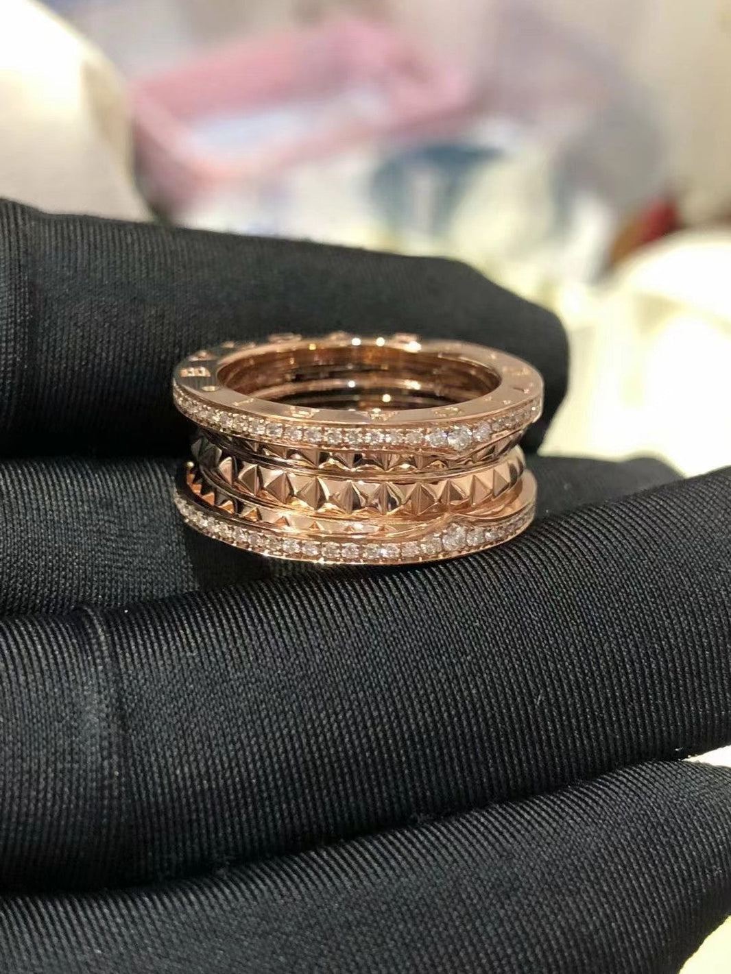 [Amore Jewelry]ZERO 1 ROCK DIAMOND PINK GOLD