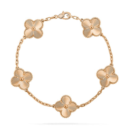 [Amore Jewelry] CLOVER 5 MOTIF LASER BRACELET COLLECTION