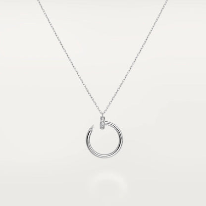 [Opulent Aurora]JUSTE NECKLACE SILVER