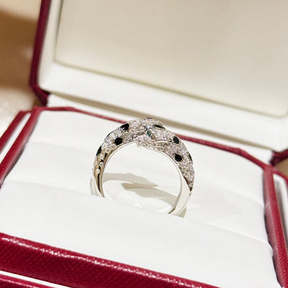 [Amore Jewelry]PANTHERE 5MM ALL DIAMOND RING