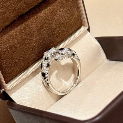 [Amore Jewelry]PANTHERE 5MM ALL DIAMOND RING