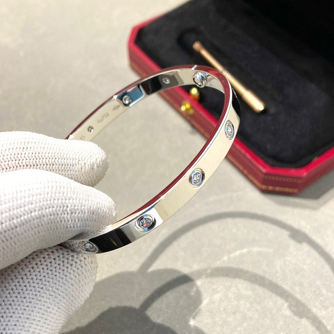 [Amore Jewelry]LOVE BRACELET 6.1MM 10 DIAMONDS