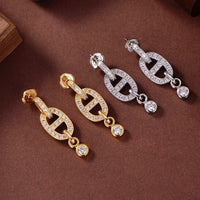 [Amore Jewelry]HM CHAINE DIAMOND EARRINGS