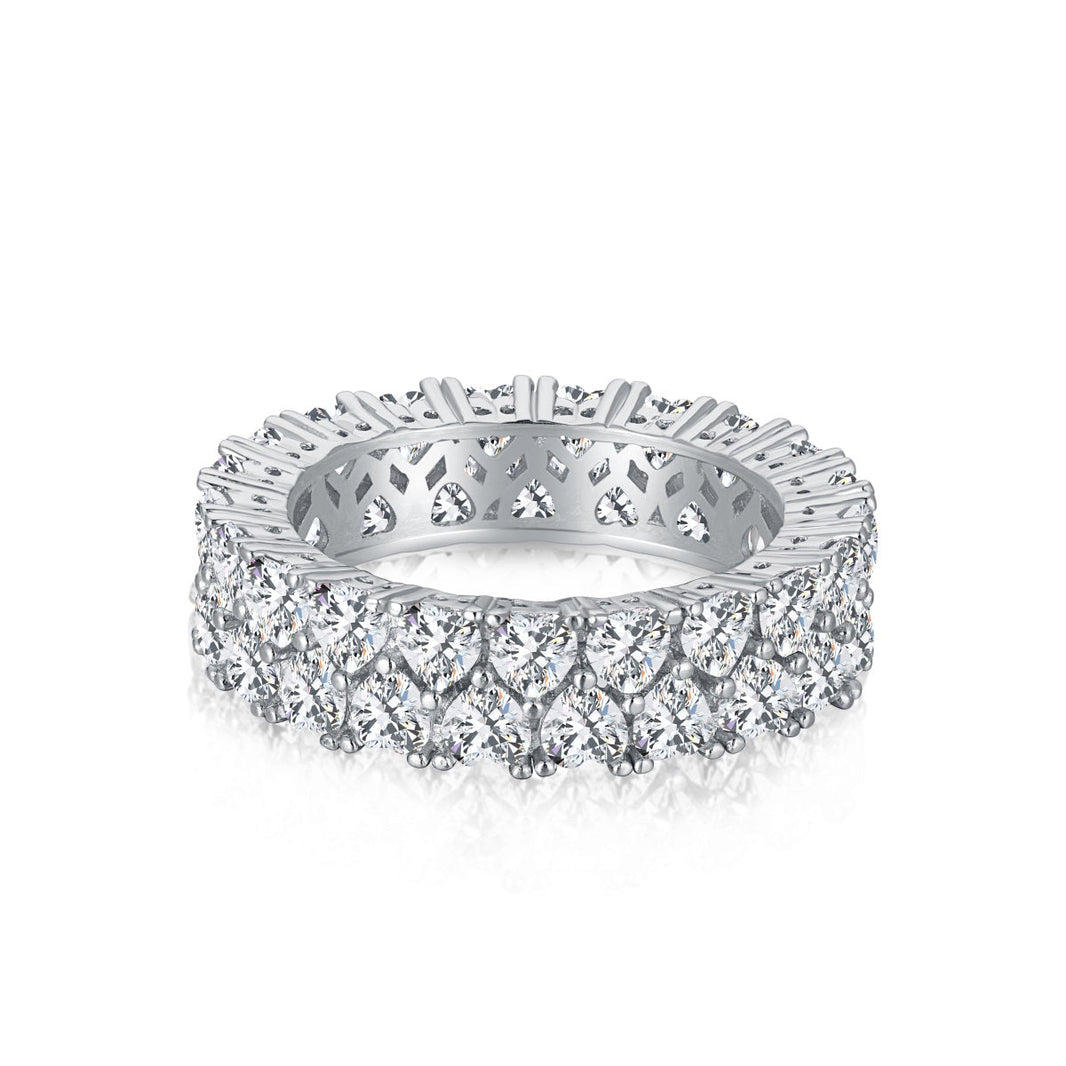 [Amore Jewelry]Sparkling Full Heart Ring