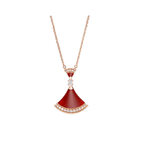 [Amore Jewelry]DREAM NECKLACE CARNELIAN DIAMOND