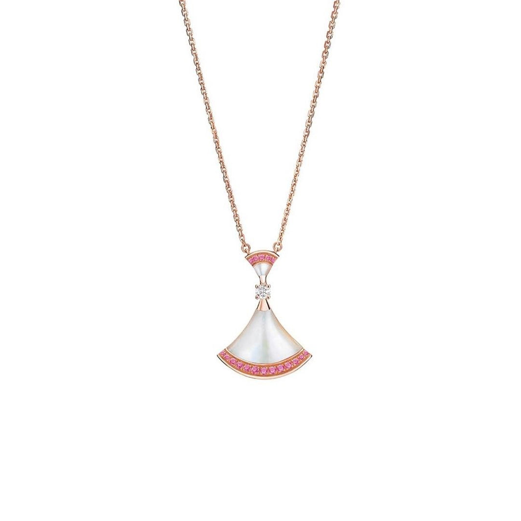 [Amore Jewelry]DREAM NECKLACE MOP PINK DIAMOND