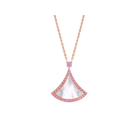 [Amore Jewelry]DREAM NECKLACE MOP DIAMOND PINK