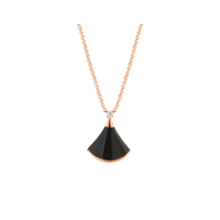 [Amore Jewelry]DREAM NECKLACE ONYX 1 DIAMOND