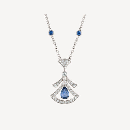 [Amore Jewelry]DREAM NECKLACE AGATE DIAMOND SILVER