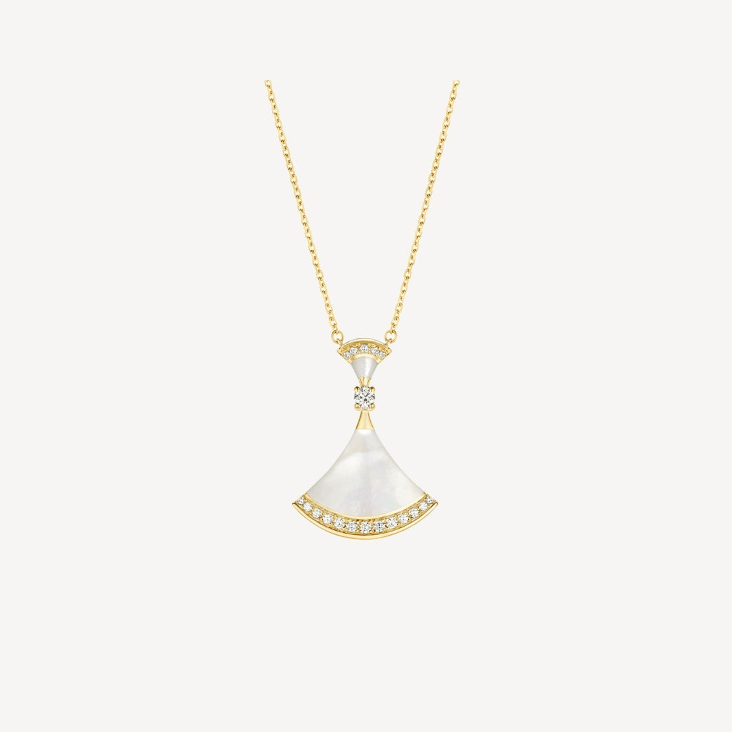 [Amore Jewelry]DREAM NECKLACE MOP GOLD DIAMOND