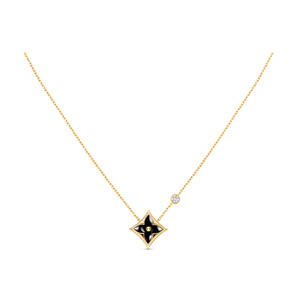 [Opulent Aurora]STAR BLACK MOP NECKLACE