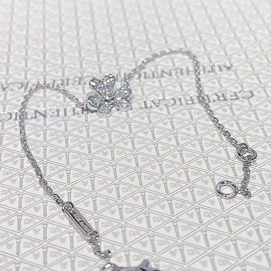 [Opulent Aurora]FRIVOLE SILVER FLOWER DIAMOND BRACELET