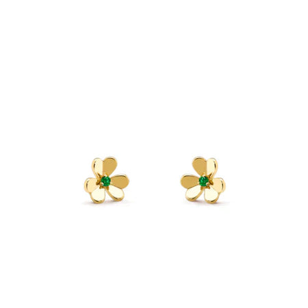 [Amore Jewelry]FRIVOLE  FLOWER MALACHITE EARRINGS